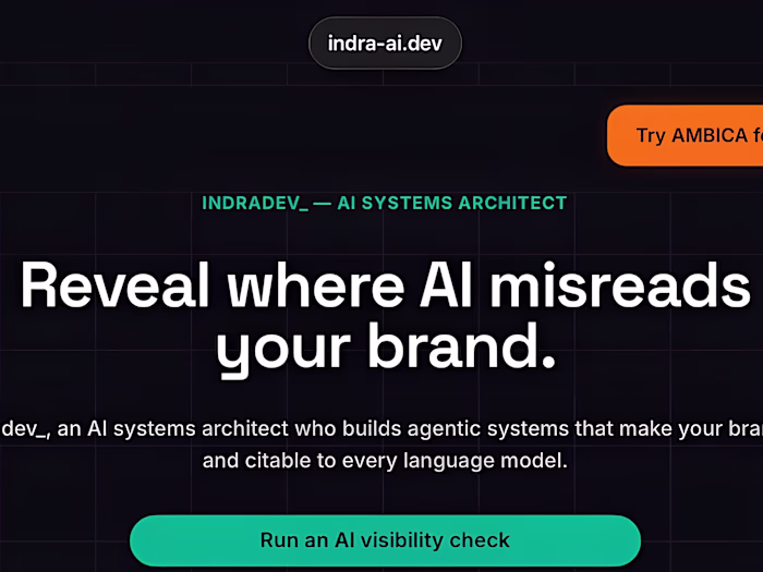 indradev_ — AI Systems Architect