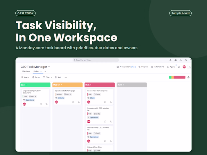 Creating a Centralized Workflow System for Task Visibility