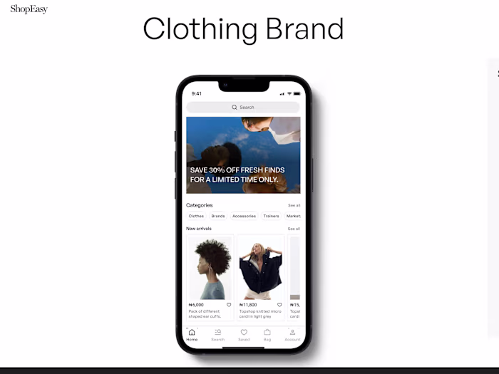 ShopEasy: Fashion made effortless 