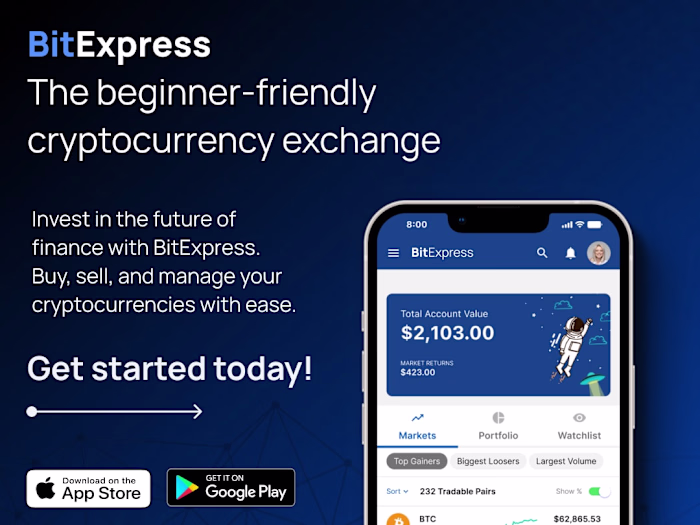 BitExpress
The beginner-friendly cryptocurrency exchange