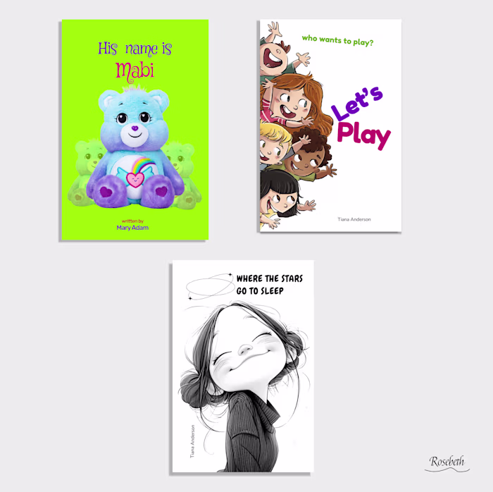 I design book covers for