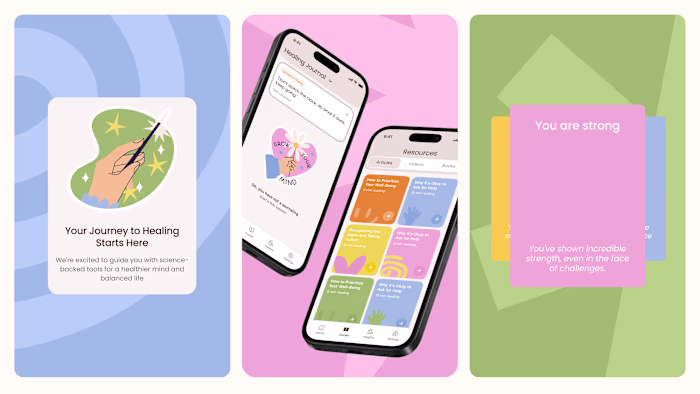 Rescript Journal: Trauma-Informed App UX/UI