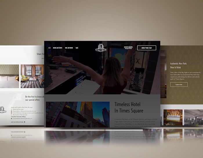 Hotel Website design | WordPress website