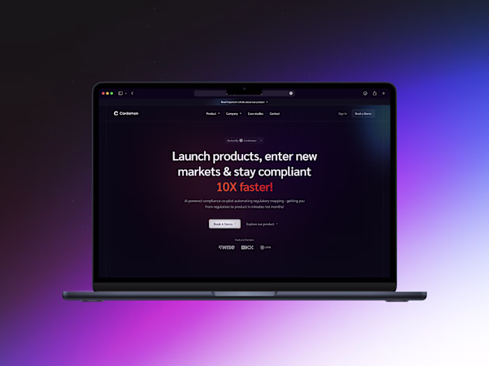 Cardamon – YC-Backed SaaS Website Redesign & Framer Development