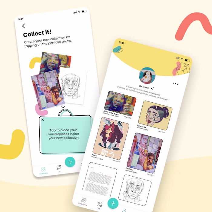 UI Design for Mobile App Prototype