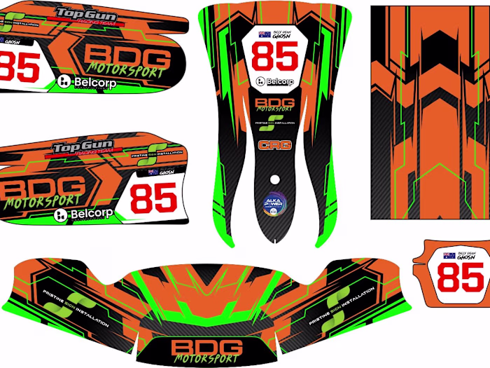 Wrap Decal Racing