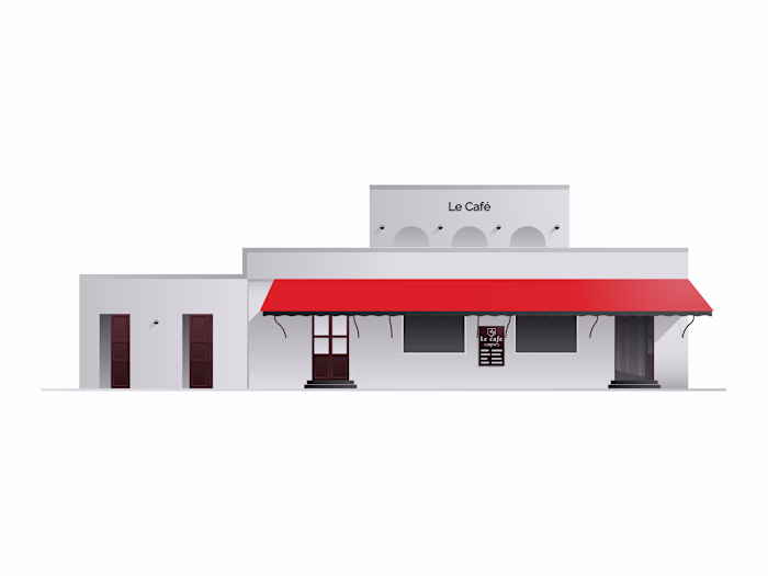 Le Café Illustration.