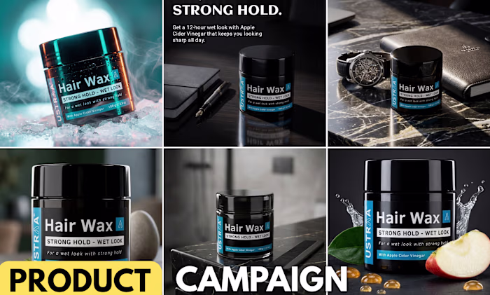 Created high-end product campaign visuals
