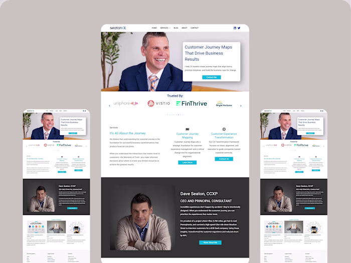 Kajabi Website Design for Executive