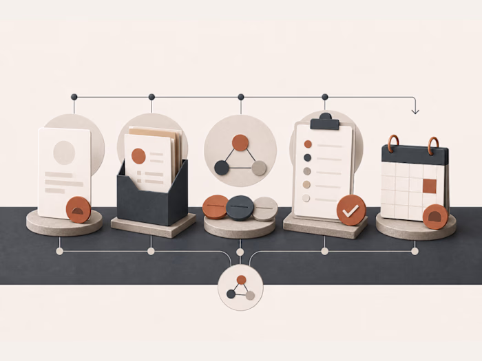 Creative agency client onboarding workflow map
