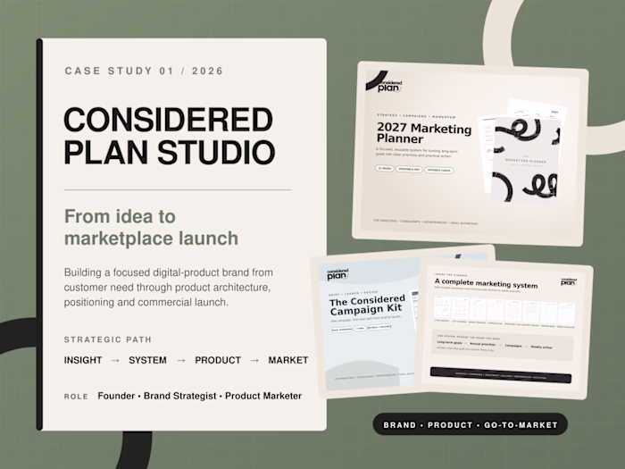 Considered Plan Studio is a