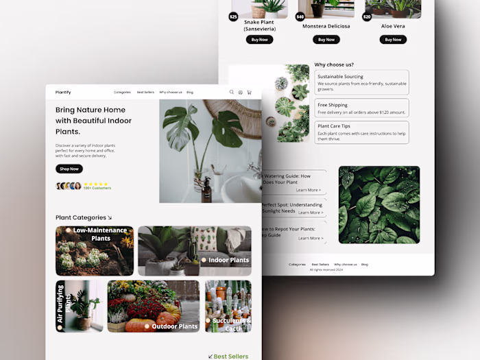Plantify - The Ultimate Plant Shopping Experience