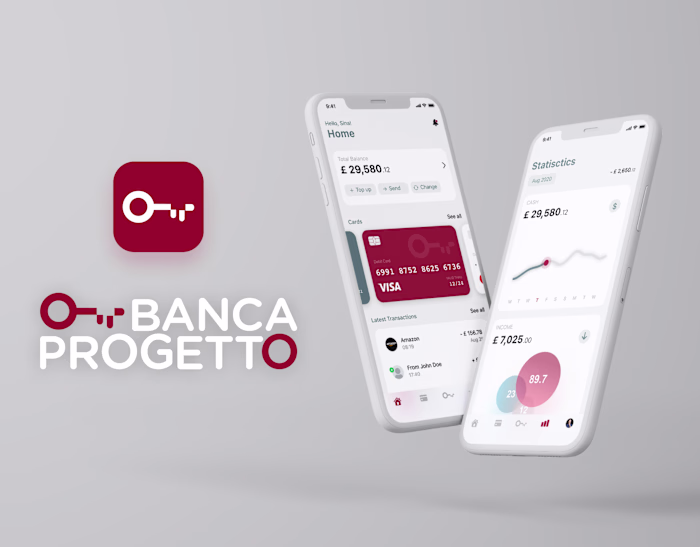 Banca Progetto iOS App Design