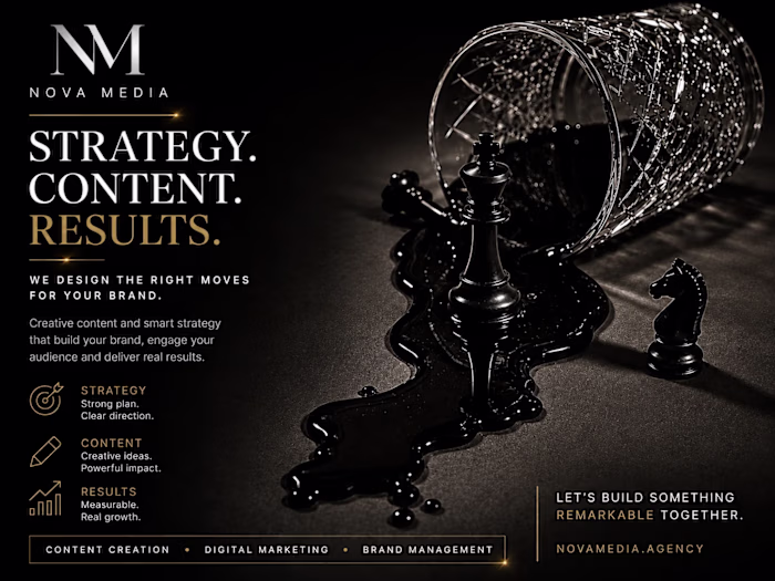 A strategic social media content