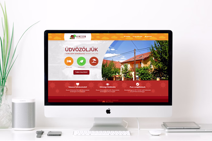 Kincsem Apartment Website and Logo