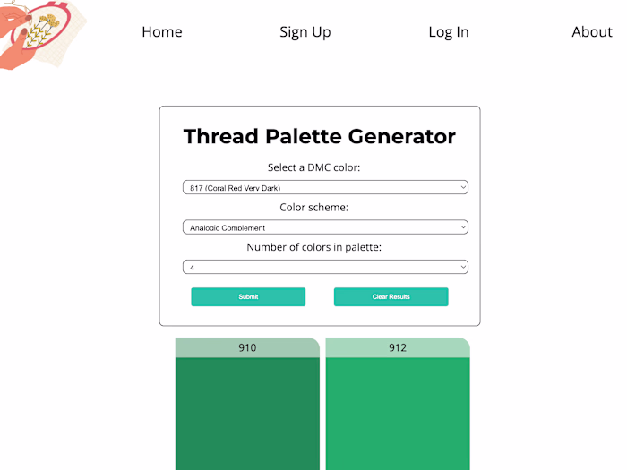 Thread Palette Generator