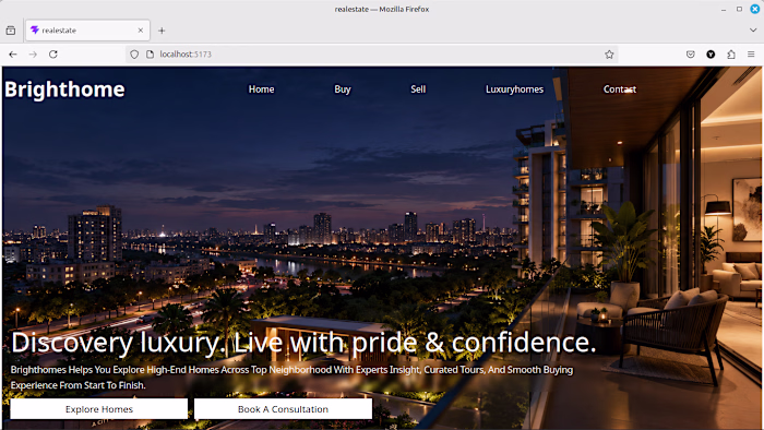 Designed and developed a modern
