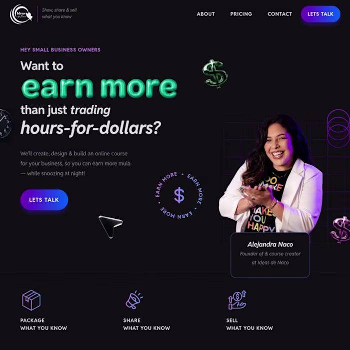 Ideas de Naco | Building online courses for small businesses