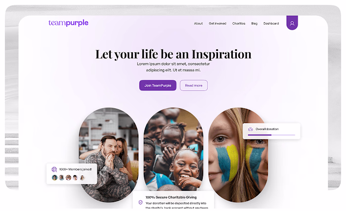 TeamPurple - Let your life be an inspiration💜