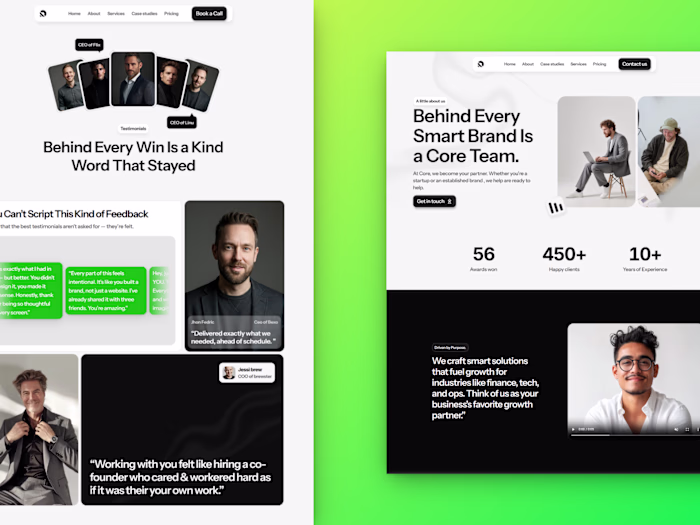 Core Consulting Firm Website Design and Development