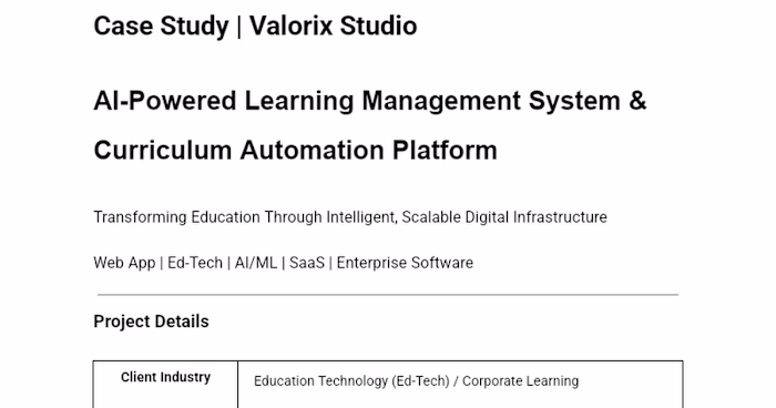 AI-Powered Learning Management System Development