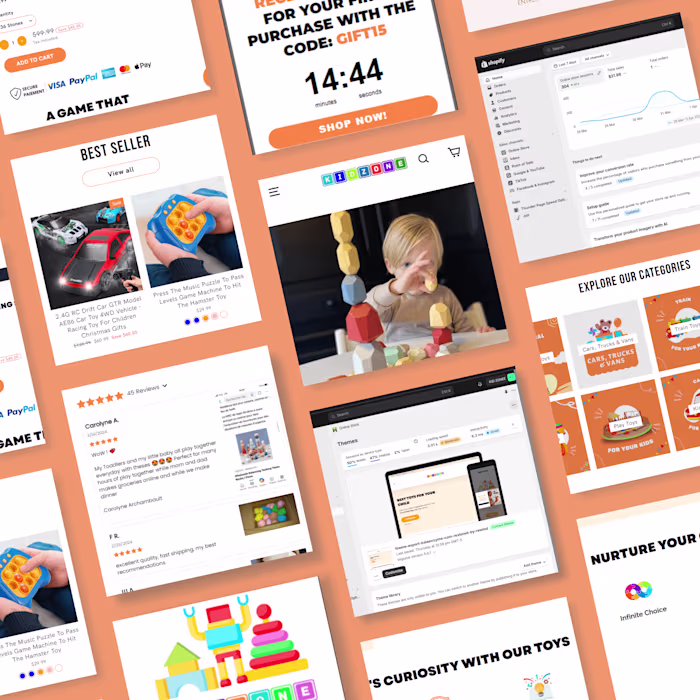 Shopify Theme Design - Attractive & Fast Loading Theme Design