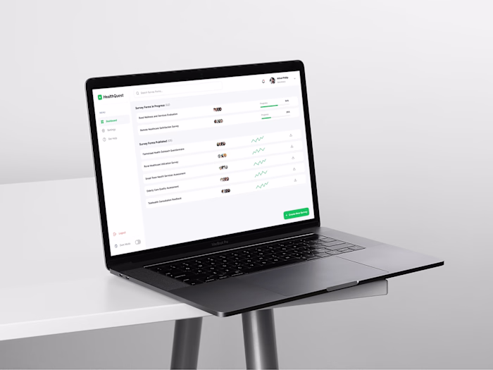 HealthQuest - Healthcare Survey Form Configuration Platform
