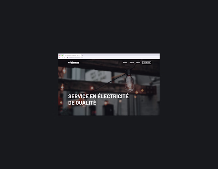 H.Bélanger - Design & Development of a Website