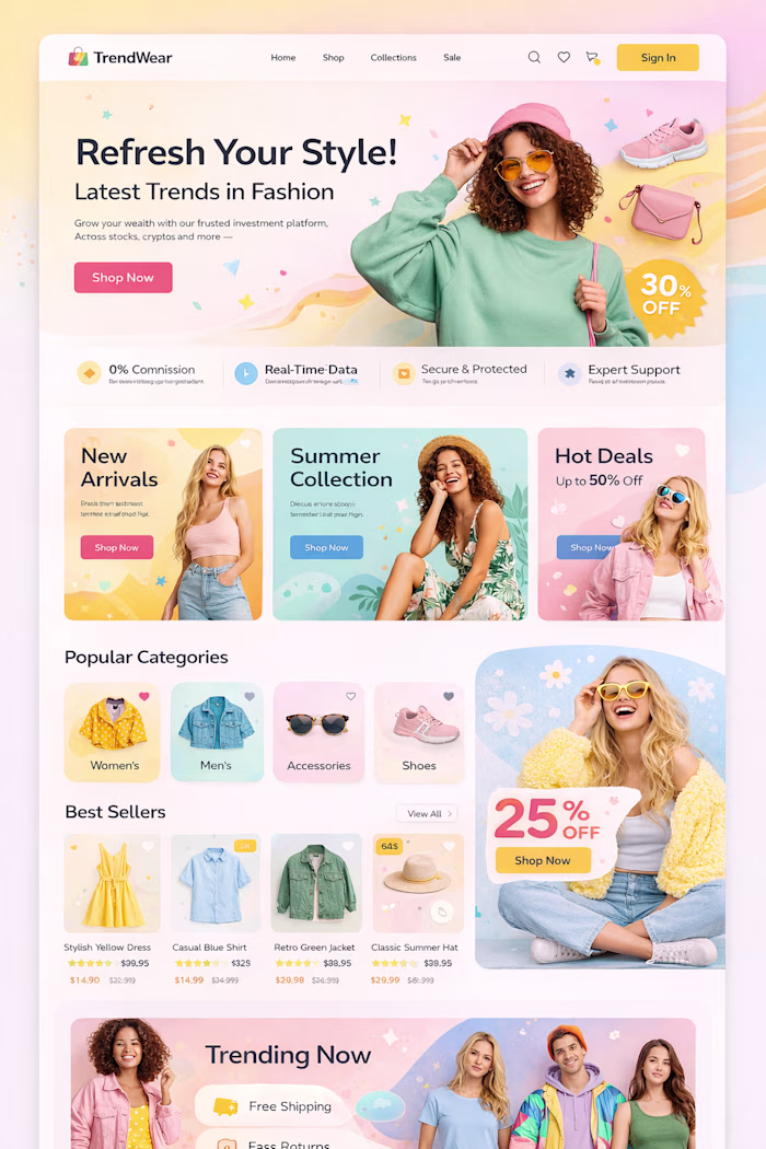 TrendWear – Modern Fashion eCommerce