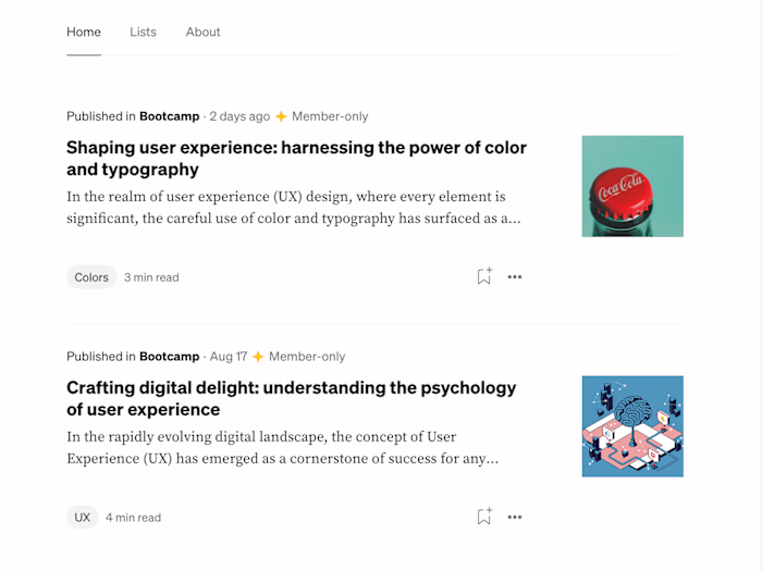 Writer for Medium