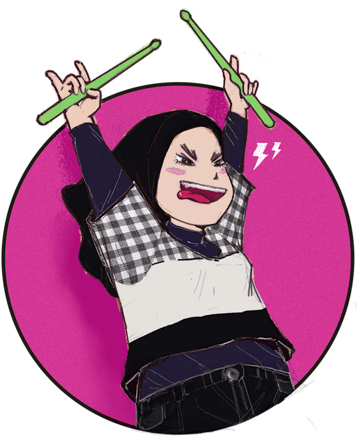 Cartoonized Pound Fitness Instructors