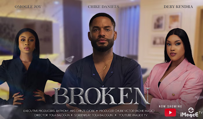 Cinematic YouTube Thumbnail Design: "BROKEN"