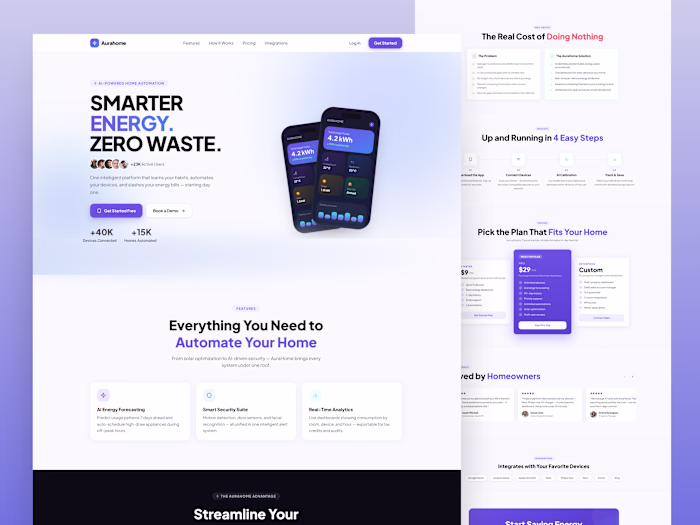AuraHome is an AI-powered smart