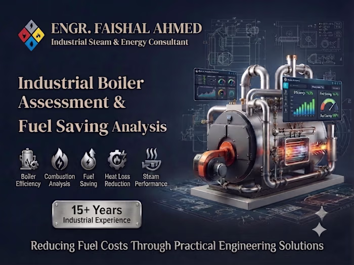 Industrial Boiler Efficiency Assessment & Fuel Saving Analysis