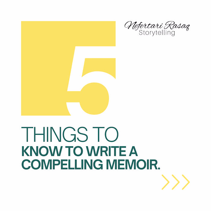 Content for a client on how to write a memoir :: Behance