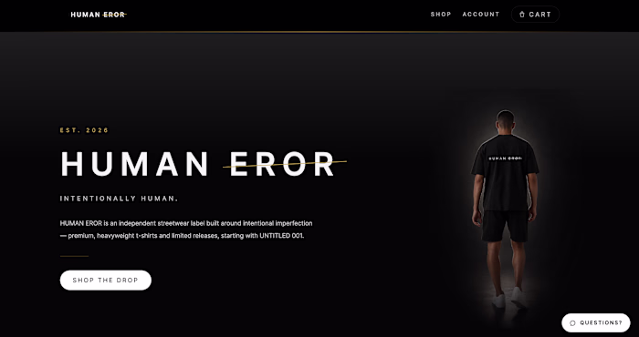 HUMAN EROR is an independent