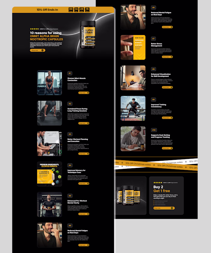 A listicle page designed when you have a set of specific aud...