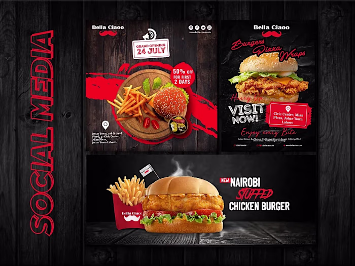 Social media brand identity for Bella