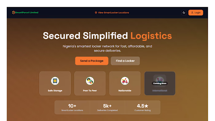 SmartParcel Logistics Platform
Contributed as a