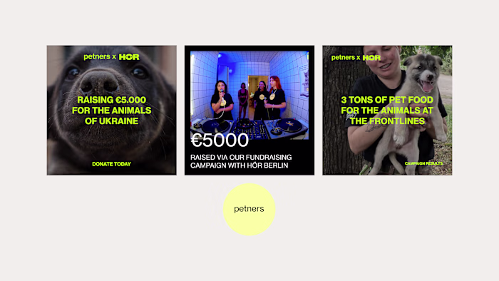 HÖR x Petners Livestream Fundraiser Campaign