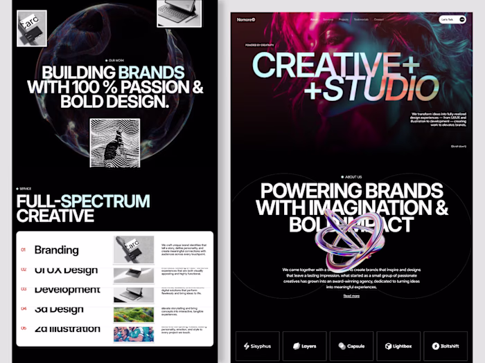 Nomore - Portfolio & Agency Website