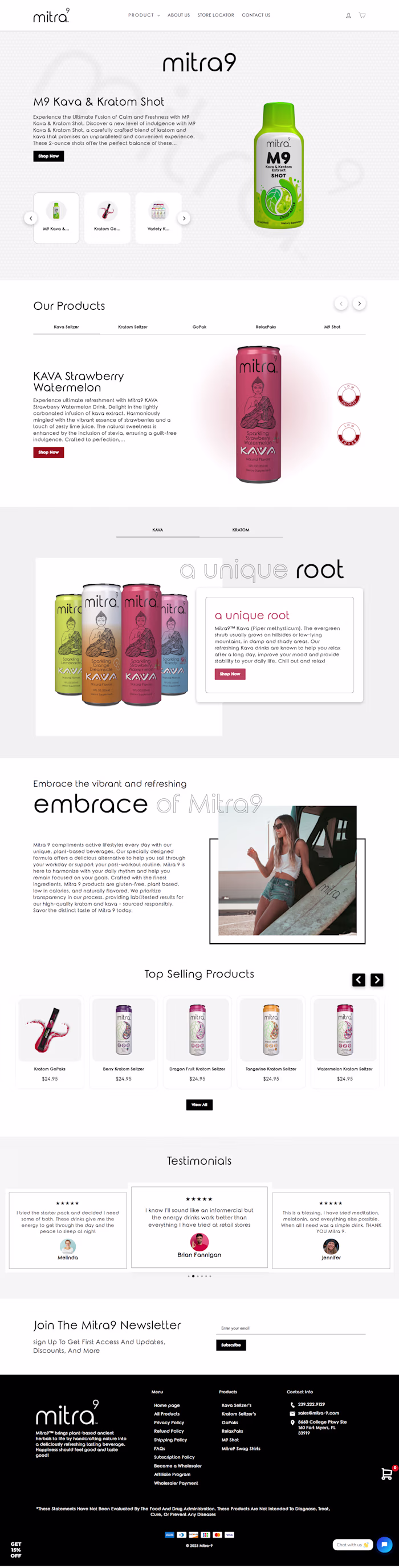 Custom Ecom Site for Mitra-9