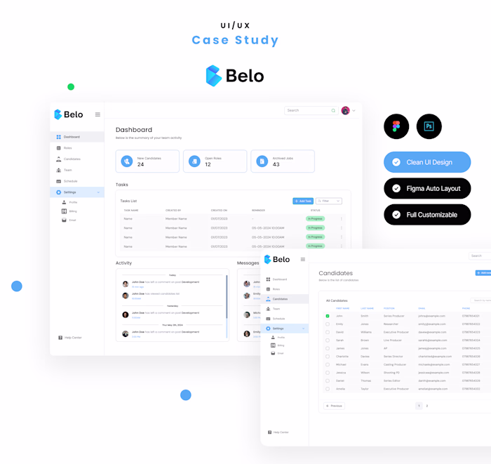Belo - Recruitment Management System | SaaS Web App
