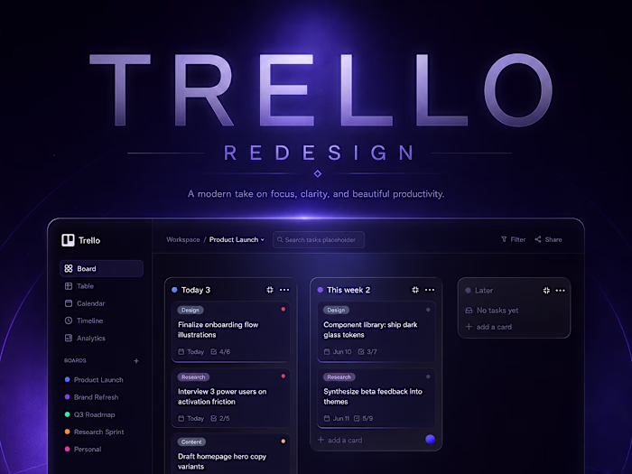 Redisign Trello