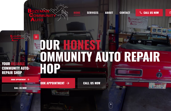 Bozeman Community Auto | Automotive Repair Website