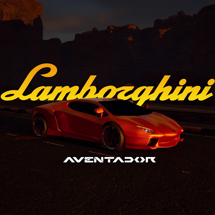 3D Model - Lamborghini Aventador