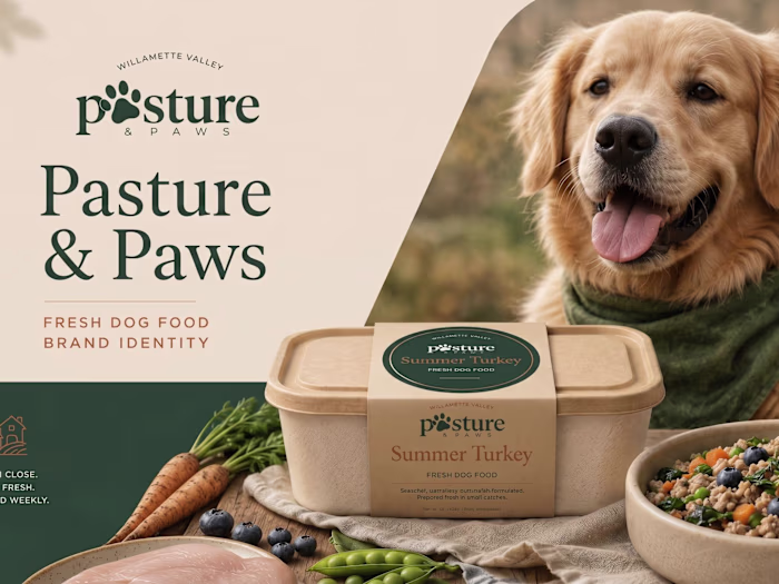 Pasture & Paws Brand Identity and Design