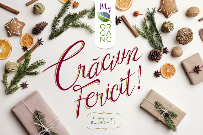 Hand lettered digital Christmass card 