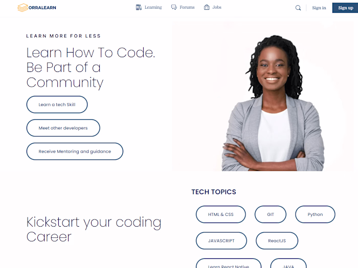 Orralearn E-learning platform