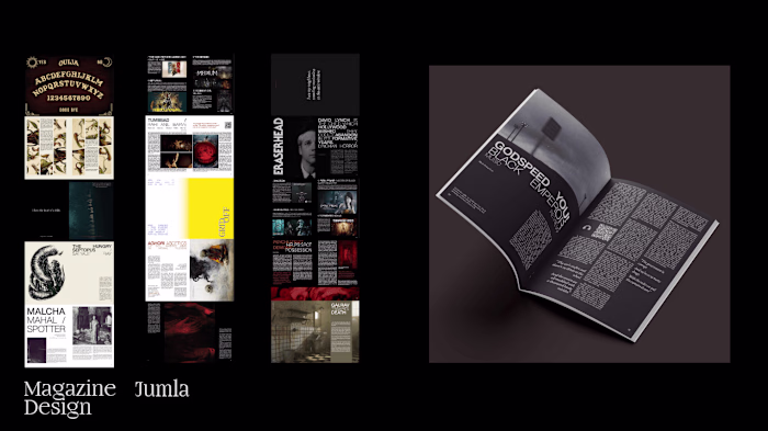 Print Design for Magazine Layout